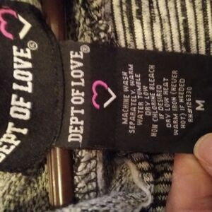 Women's Black and White Hoodie